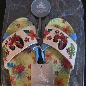 Disney Moana 2 Tropical Floral Slide Sandals